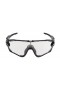 Oakley Men's Jawbreaker Black Frame Transparent Lens Shield Sunglasses