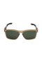 Oakley Unisex Catalyst Brown Frame Green Lens Rectangular 56mm Sunglasses