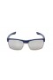 Oakley Men's Twoface Blue Frame Silver Lens Rectangular 60mm Polarized Sunglasses