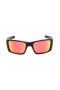 Oakley Men's Fuel cell Black Frame Red Lens Rectangular 60mm Sunglasses
