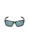 Oakley Men's Turbine Gray Frame Green Lens Rectangular 63mm Polarized Sunglasses