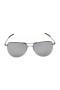 Oakley Men's Tailpin Gray Frame Silver Lens Aviator 61mm Sunglasses