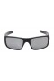 Oakley Men's Crankshaft Black Frame Gray Lens Rectangular 60mm Polarized Sunglasses