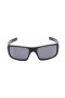 Oakley Men's Crankshaft Black Frame Gray Lens Rectangular 60mm Sunglasses