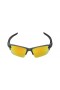 Oakley Men's Flak 2.0 Xl Gray Frame Yellow Lens Rectangular 59mm Polarized Sunglasses