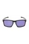 Oakley Men's Sliver Black Frame Purple Lens Rectangular 57mm Sunglasses