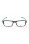 Oakley Unisex Chamfer Black Frame Transparent Lens Rectangular 53mm Glasses