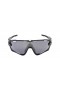 Oakley Men's Jaw Breaker Black Frame Gray Lens Shield Sunglasses