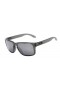 Oakley Unisex Holbrook Gray Frame Silver Lens Rectangular 55mm Sunglasses