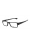 Oakley Men's Airdrop Black Frame Transparent Lens Rectangular 53mm Glasses