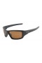 Oakley Men's Valve Black Frame Brown Lens Rectangular 60mm Sunglasses