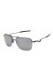 Oakley Men's Tailhook Gray Frame Silver Lens Rectangular 60mm Sunglasses