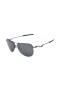 Oakley Men's Tailpin Gray Frame Gray Lens Aviator 61mm Sunglasses