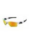 Oakley Men's Flak White Frame Orange Lens Rectangular 63mm Sunglasses