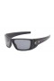Oakley Men's Fuel Cell Black Frame Gray Lens Rectangular 60mm Polarized Sunglasses