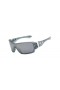 Oakley Men's Offshoot Blue Frame Silver Lens Shield Polarized Sunglasses