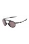 Oakley Unisex Madman Black Frame Purple Lens Round 42mm Polarized Sunglasses