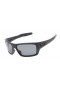 Oakley Men's Turbine Black Frame Gray Lens Rectangular 65mm Polarized Sunglasses