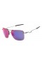 Oakley Men's Tailhook Gray Frame Purple Lens Square 60mm Sunglasses