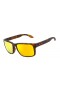 Oakley Unisex Holbrook Tortoise Frame Orange Lens Rectangular 55mm Sunglasses