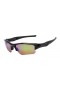 Oakley Men's Flak Black Frame Green Lens Rectangular 63mm Polarized Sunglasses