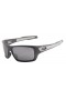 Oakley Men's Turbine Gray Frame Gray Lens Rectangular 65mm Sunglasses