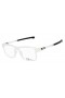 Oakley Unisex Chamfer 2 Clear Frame Transparent Lens Rectangular 54mm Glasses