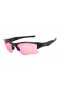 Oakley Men's Flak Black Frame Orange Lens Rectangular 63mm Sunglasses
