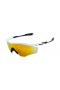 Oakley Men's M2 Frame Xl White Frame Orange Lens Shield Sunglasses