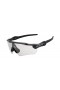 Oakley Radar Ev Gray Frame Transparent Lens Shield Sunglasses