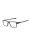 Oakley Unisex Chamfer 2 Gray Frame Transparent Lens Rectangular 52mm Glasses
