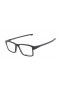Oakley Unisex Chamfer 2 Black Frame Transparent Lens Rectangular 54mm Glasses