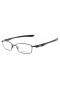 Oakley Unisex Wingspan Black Frame Transparent Lens Rectangular 53mm Glasses