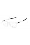 Oakley Unisex Chamfer 2 Clear Frame Transparent Lens Rectangular 52mm Glasses