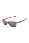 Oakley Men's Tinfoil Carbon Gray Frame Gray Lens Rectangular 58mm Polarized Sunglasses