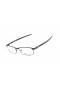 Oakley Unisex Tincup Carbon Black Frame Transparent Lens Rectangular 52mm Glasses