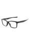 Oakley Unisex Fenceline Black Frame Transparent Lens Rectangular 53mm Glasses