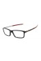 Oakley Unisex Pitchman Black Frame Transparent Lens Rectangular 55mm Glasses