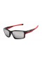 Oakley Men's Chainlink Tld Black Frame Silver Lens Rectangular 57mm Sunglasses