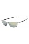 Oakley Men's Tinfoil Carbon Gray Frame Yellow Lens Rectangular 58mm Polarized Sunglasses