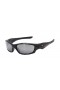 Oakley Men's Straight jacket Black Frame Gray Lens Rectangular 61mm Sunglasses