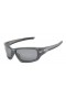 Oakley Men's Valve Gray Frame Gray Lens Rectangular 60mm Polarized Sunglasses