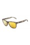 Oakley Unisex Frogskins Brown Frame Yellow Lens Oval 55mm Sunglasses