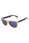 Oakley Women's FROGSKINS Orange Frame Blue Lens Oval 55mm Sunglasses