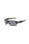 Oakley Men's Flak 2.0 Black Frame Silver Lens Rectangular 59mm Polarized Sunglasses