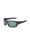 Oakley Men's Turbine Gray Frame Green Lens Rectangular 63mm Polarized Sunglasses