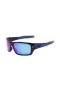 Oakley Men's Turbine Black Frame Blue Lens Rectangular 65mm Sunglasses