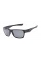 Oakley Men's Twoface Black Frame Gray Lens Rectangular 60mm Polarized Sunglasses