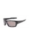 Oakley Men's Turbine Black Frame Purple Lens Rectangular 63mm Polarized Sunglasses