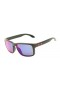Oakley Unisex Holbrook Black Frame Purple Lens Rectangular 55mm Sunglasses
